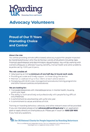 Advocacy Volunteers Info