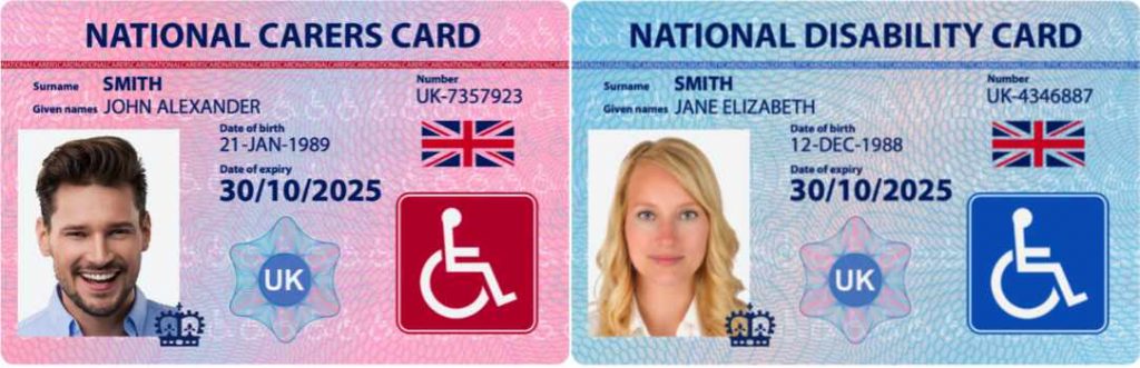 National Carers & Disability Cards