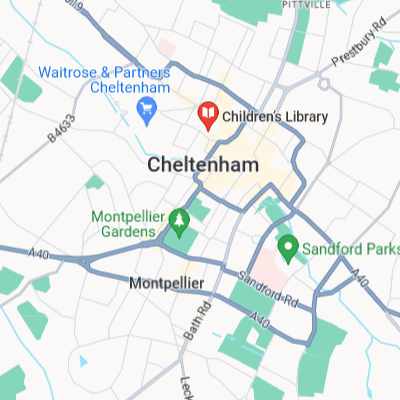 Map of Cheltenham